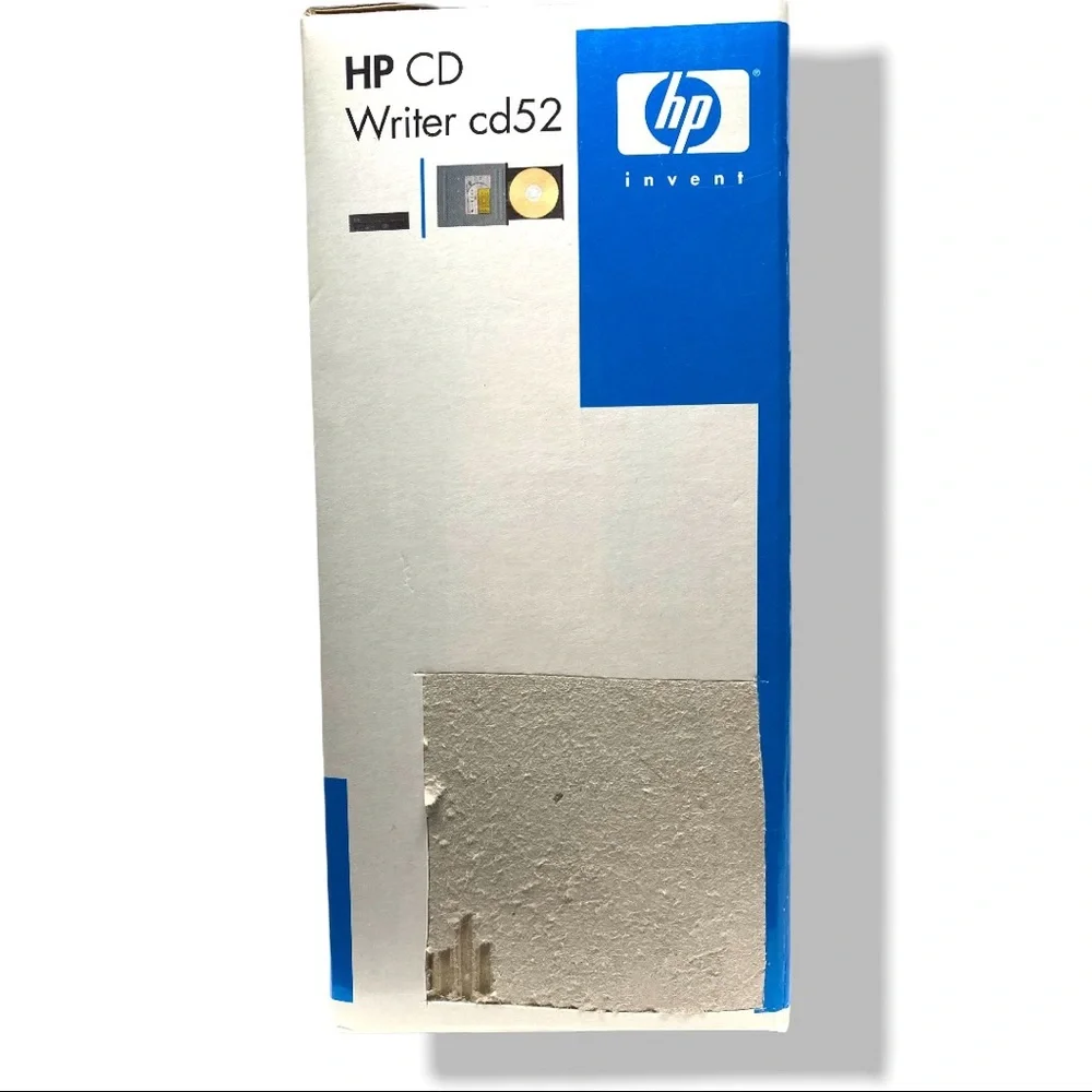 HP CD Writer CD52 New in Box CD52ri w/Arcsoft Greeting Card Creator